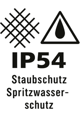 IP44 Spritzwasserschutz