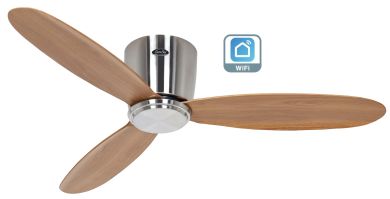 picture of CasaFan Ceiling Fan Eco Plano II 112 BZ-NB WiFi 