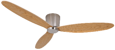Bild von Airfusion Radar Deckenventilator chrom/teak 