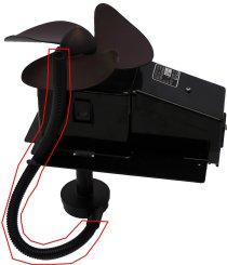 Bild von Brune B500 gerippter schwarzer Pumpenschlauch 