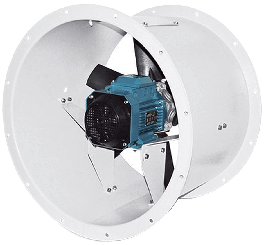 picture of ER HP 45/4 T-P axial high-power tube fan 