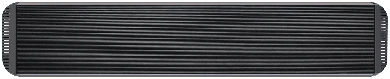picture of CasaTherm Heatpanel HOTTOP 1800W matte black 