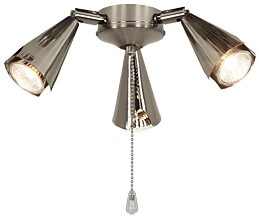 picture of Ceiling fan lamp 5-II BN 3 spotlights 