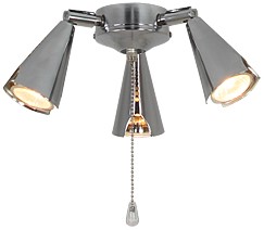 Bild von Deckenventilator Leuchte 5-II CH 3 Strahler 