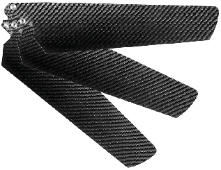 Bild von Flügelsatz NORDIK AIRDESIGN 120 Carbon Black 
