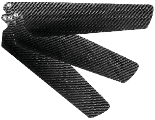 Bild von Flügelsatz NORDIK AIRDESIGN 140 Carbon Black 