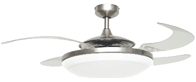 picture of Fanaway Evo 2 ceiling fan chrome brushed 