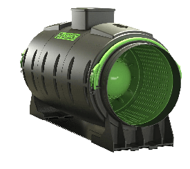Bild von Rohrventilator 250mm leise – Lineo Quiet ES 250 