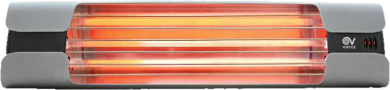picture of Infrared radiant heater 1800 watt polished medium grey 