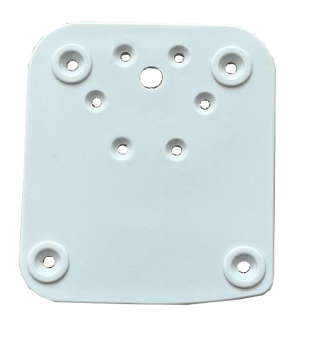 Brune B280 Abdeckung Getriebemotor in weiß 