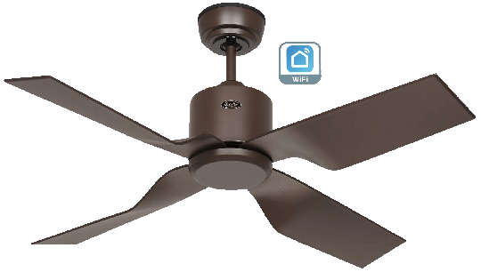 Ceiling Fan Eco Ventos 102 BZ-BZ WiFi 