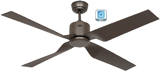 Ceiling Fan Eco Ventos 132 BZ-BZ WiFi 