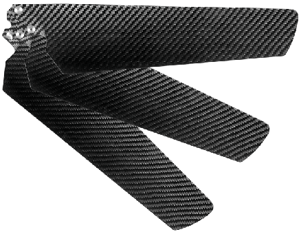 Flügelsatz NORDIK AIRDESIGN 140 Carbon Black