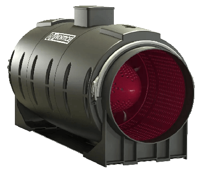 Rohrventilator 315 mm leise – Lineo Quiet 315